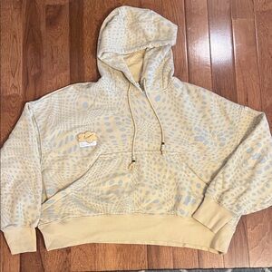 Nike Project U*Phoria Light Yellow and Gray Jacket oversized women’s M hoodie